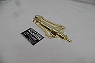 Brass Door Parts AFTER Chrome-Like Metal Polishing - Brass Polishing Service - Vintage Polishing Service