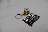 Brass Door Parts AFTER Chrome-Like Metal Polishing - Brass Polishing Service - Vintage Polishing Service