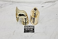 Custom Brass Horn / Air Horn AFTER Chrome-Like Metal Polishing and Buffing Services - Horn Polishing - Brass Polishing 