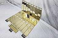 Brass Keyboard AFTER Chrome-Like Metal Polishing - Brass Polishing - Brass Polishing - Manufacturer Polishing