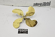 Brass Fan Blade AFTER Chrome-Like Metal Polishing and Buffing Services / Restoration Services - Brass Polishing