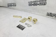 Brass Door Hardware AFTER Chrome-Like Metal Polishing and Buffing Services / Restoration Services - Brass Polishing