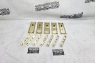 Vintage Brass Door Hardware AFTER Chrome-Like Metal Polishing - Brass Polishing - Brass Polishing Services - Hardware Polishing Service