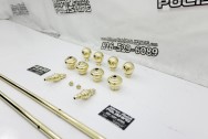 Brass Bed Rail Hardware AFTER Chrome-Like Brass Polishing | Bed Hardware Polishing | Brass Polishing Services 