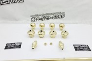 Brass Bed Rail Hardware AFTER Chrome-Like Brass Polishing | Bed Hardware Polishing | Brass Polishing Services 