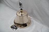 Brass Train Bell AFTER Chrome-Like Metal Polishing and Buffing Services / Restoration Services