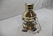 Brass Anchor Lamp AFTER Chrome-Like Metal Polishing and Buffing Services / Restoration Services