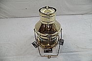 Brass Anchor Lamp AFTER Chrome-Like Metal Polishing and Buffing Services / Restoration Services