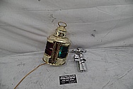 Brass Boat Light Housing AFTER Chrome-Like Metal Polishing and Buffing Services - Brass Polishing Service