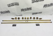 Brass Bed Rail Hardware BEFORE Chrome-Like Brass Polishing | Bed Hardware Polishing | Brass Polishing Services 