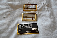 Brass Belt Buckles BEFORE Chrome-Like Metal Polishing and Buffing Services / Restoration Services