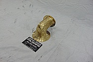 Custom Brass Horn / Air Horn BEFORE Chrome-Like Metal Polishing and Buffing Services - Horn Polishing - Brass Polishing 