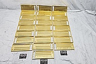 Brass Keyboard BEFORE Chrome-Like Metal Polishing - Brass Polishing - Brass Polishing - Manufacturer Polishing 