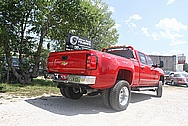 2015 Chevy 3500 Series Dually Truck Front Black Iron Cross Powdercoated Bumper AFTER Chrome-Like Metal Polishing and Buffing Services / Restoration Services 