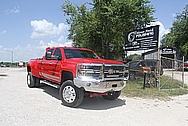 2015 Chevy 3500 Series Dually Truck Front Black Iron Cross Powdercoated Bumper AFTER Chrome-Like Metal Polishing and Buffing Services / Restoration Services 