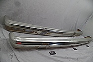 Jeep Aluminum Bumpers BEFORE Chrome-Like Metal Polishing and Buffing Services / Restoration Services - Custom Welding Services 