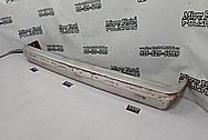 1974 Chevy Camaro Aluminum Bumpers BEFORE Chrome-Like Metal Polishing and Buffing Services - Aluminum Polishing - Bumper Polishing