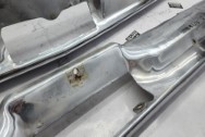1964 Ford Galaxy 500 XL Vintage Bumpers BEFORE Chrome-Like Metal Polishing | Bumper Polishing | Stainless Steel Polishing Services