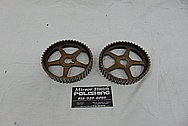 Toyota Supra Steel Cam Gears BEFORE Chrome-Like Metal Polishing and Buffing Services - Steel Polishing