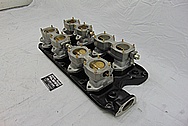 SBF (Small Block Ford) Aluminum Carburetors BEFORE Chrome-Like Metal Polishing and Buffing Services / Restoration Services - Aluminum Polishing - Carburetor Polishing 