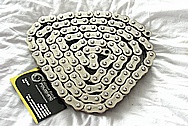 Steel Bicycle Chain AFTER Chrome-Like Metal Polishing and Buffing Services