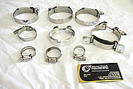 Steel Clamps AFTER Custom Metal Polishing and Buffing Services 