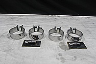 Steel Exhaust Clamps AFTER Chrome-Like Metal Polishing and Buffing Services / Restoration Services
