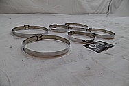 Steel Exhaust Clamps AFTER Chrome-Like Metal Polishing and Buffing Services / Restoration Services