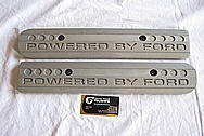 Ford GT V8 Aluminum Coil Covers BEFORE Chrome-Like Metal Polishing and Buffing Services Plus Custom Painting Services 