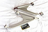 2001 Chevy C5 Corvette Aluminum Control Arms / Suspension Pieces AFTER Chrome-Like Metal Polishing and Buffing Services