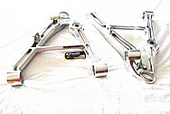 2001 Chevy C5 Corvette Aluminum Control Arms / Suspension Pieces AFTER Chrome-Like Metal Polishing and Buffing Services