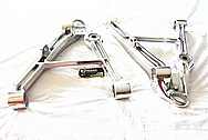 2001 Chevy C5 Corvette Aluminum Control Arms / Suspension Pieces AFTER Chrome-Like Metal Polishing and Buffing Services