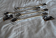 Aluminum Control Arm Pieces AFTER Chrome-Like Metal Polishing - Aluminum Polishing