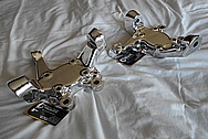 Aluminum Control Arm Pieces AFTER Chrome-Like Metal Polishing - Aluminum Polishing