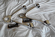 Aluminum Control Arm Pieces AFTER Chrome-Like Metal Polishing - Aluminum Polishing