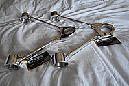 Aluminum Control Arm Pieces AFTER Chrome-Like Metal Polishing - Aluminum Polishing