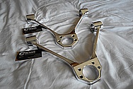 Aluminum Control Arm Pieces AFTER Chrome-Like Metal Polishing - Aluminum Polishing