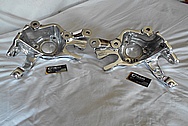 Aluminum Control Arm Pieces AFTER Chrome-Like Metal Polishing - Aluminum Polishing