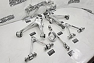 Aluminum and Steel Control Arm Project AFTER Chrome-Like Metal Polishing - Aluminum Polishing - Steel Polishing Services 