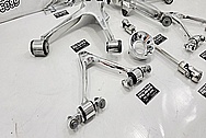 Aluminum and Steel Control Arm Project AFTER Chrome-Like Metal Polishing - Aluminum Polishing - Steel Polishing Services 