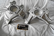 Aluminum Control Arm Pieces BEFORE Chrome-Like Metal Polishing - Aluminum Polishing