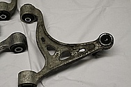 Toyota Supra Upper and Lower Aluminum Control Arms BEFORE Chrome-Like Metal Polishing and Buffing Services