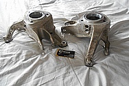 Aluminum Control Arm Pieces BEFORE Chrome-Like Metal Polishing - Aluminum Polishing