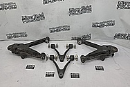 Aluminum and Steel Control Arm Project BEFORE Chrome-Like Metal Polishing - Aluminum Polishing - Steel Polishing Services 