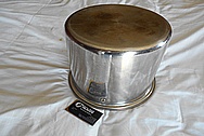 Stainless Steel Pots, Pans and Lids BEFORE Chrome-Like Metal Polishing - Stainless Steel Polishing