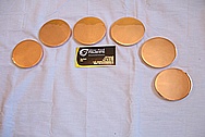 Copper Discs AFTER Custom Metal Polishing and Buffing Services