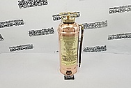 LaFrance New York Fire Equipment Corporation Copper Fire Extinguisher Tank AFTER Chrome-Like Metal Polishing and Buffing Services - Copper Polishing 