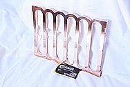 Motorcycle Custom Bracket Copper Pieces AFTER Chrome-Like Metal Polishing and Buffing Services