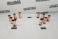 Copper Machined Tubes AFTER Chrome-Like Metal Polishing and Buffing Services - Copper Polishing Services