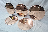Copper Baffles AFTER Chrome-Like Metal Polishing and Buffing Services / Restoration Services